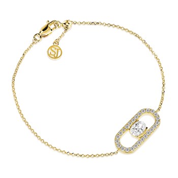 Bracelet SIF JAKOBS ELLISSE CAREZZA_x000D_
Oxydes de zirconium