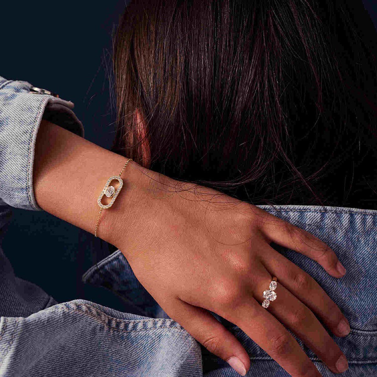 Bracelet SIF JAKOBS ELLISSE CAREZZA_x000D_
Oxydes de zirconium - vue 2