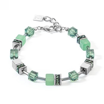Bracelet Coeur de lion Geocube Iconic Precious vert