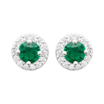 Boucles d'oreilles Brillaxis OZ vert