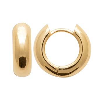 Créoles Brillaxis fil creux 5mm
diamètre 15 mm