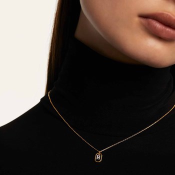 Collier Pdpaola Lettre H Mini doré