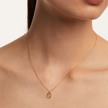 Collier Pdpaola Lettre U Mini doré