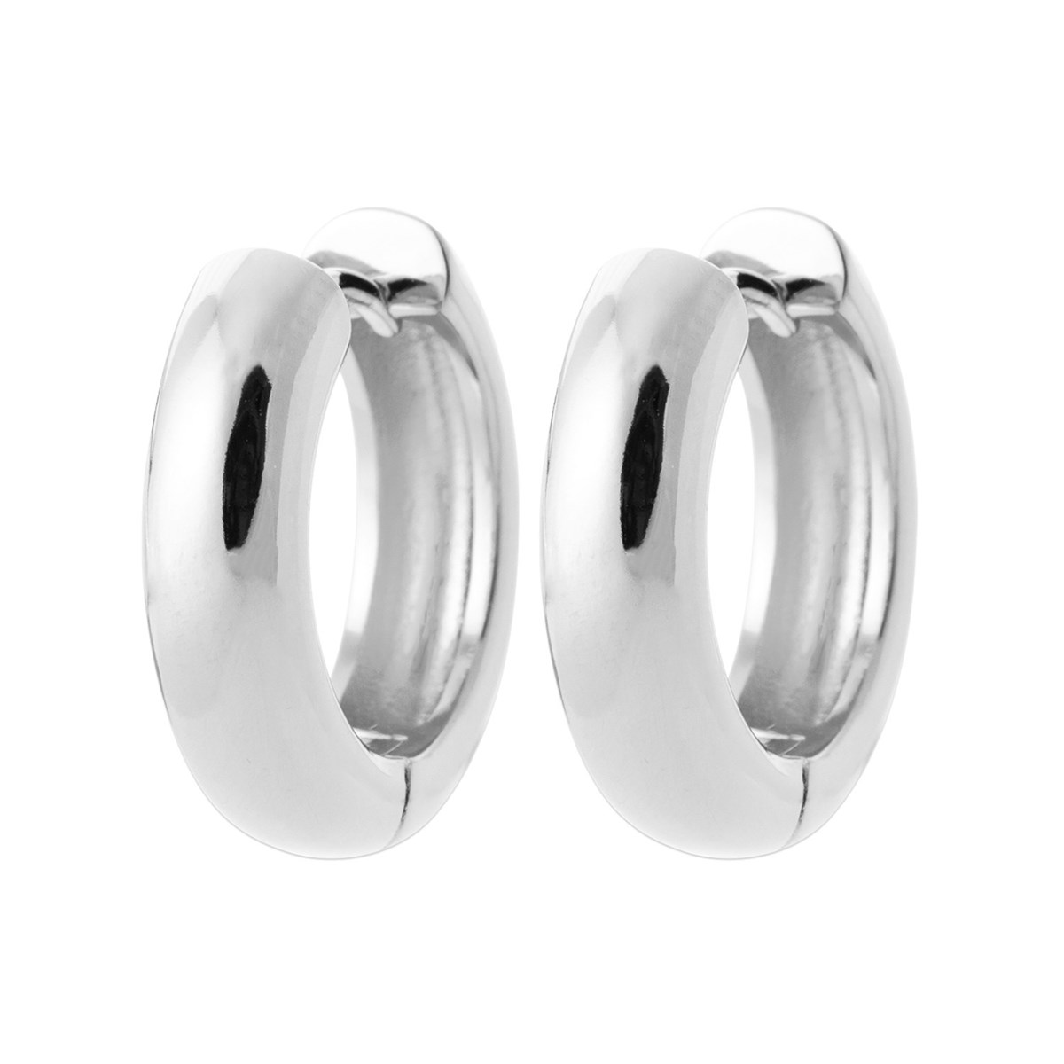 Créoles Brillaxis argent rhodié 20mm_x000D_
fil creux