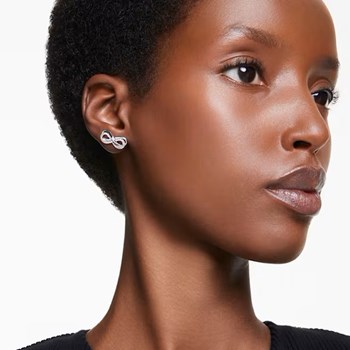 Clous d'oreilles Swarovski Hyperbola infini