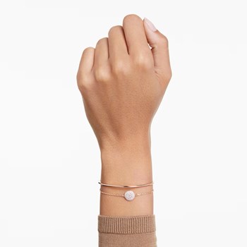 Bracelet demi-jonc Swarovski Meteora rosé