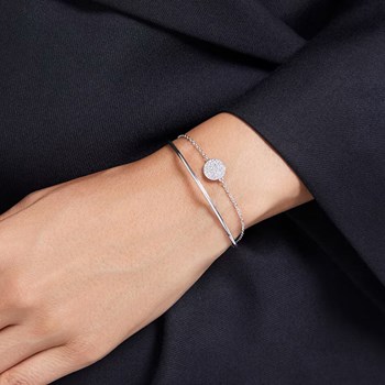 Bracelet demi-jonc Swarovski Meteora