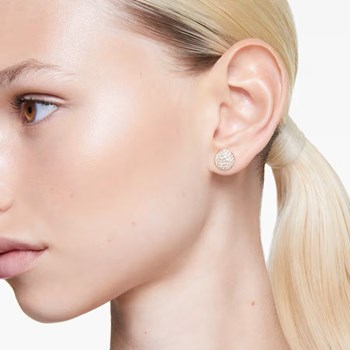 Clous d'oreilles Swarovski Meteora dorés