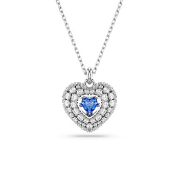 Collier Swarovski Idyllia coeur bleu