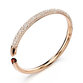 Bracelet jonc Swarovski Meteora rosé M