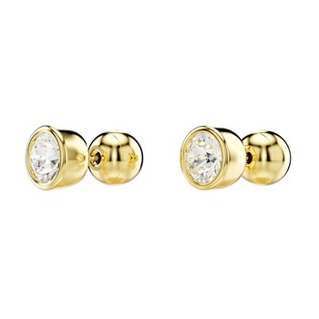 Boucles d'oreilles puces Swarovski Imber dorées