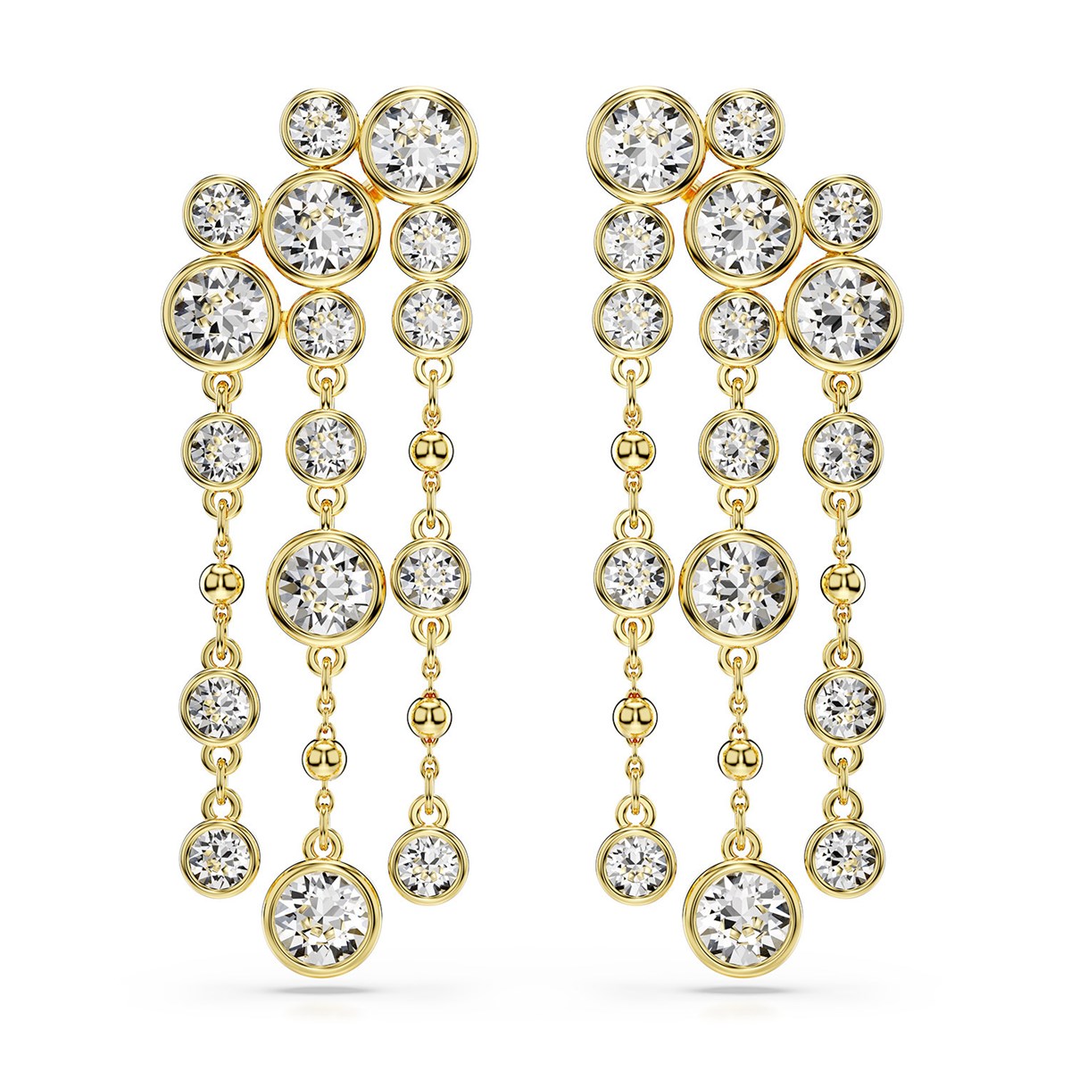 Boucles d oreilles pendantes Imber_x000D_
3 rangs