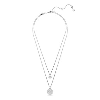 Collier Swarovski Meteora double argenté