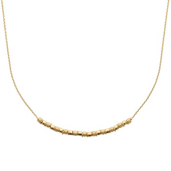 Collier Brillaxis perles plaqué or