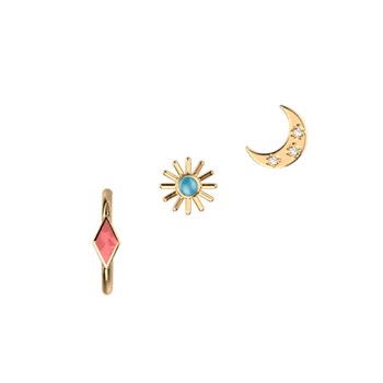 Set boucles d'oreilles Les Cadettes Felicidad