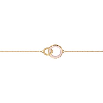 Bracelet Les Cadettes Sunset doré laqué nude