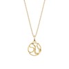 Collier Les Georgettes Reptile doré 16mm - vue V1