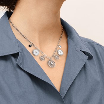 Collier Les Georgettes Astrale argenté 16mm
Collection Les Précieuses