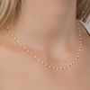 Collier Brillaxis perles de Miyuki blanches - vue V2