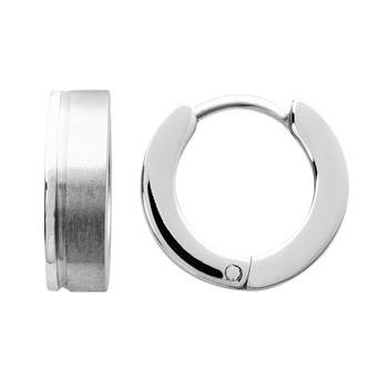 Anneaux d'oreilles Brillaxis acier