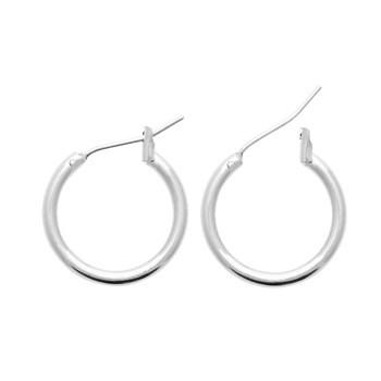 Créoles Brillaxis argent 15mm