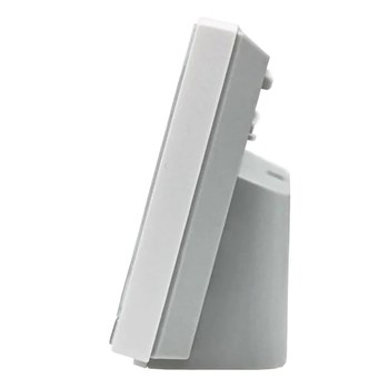 Réveil Seiko affichage digital plastique blanc perle