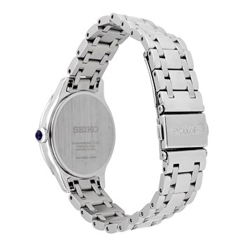 Montre femme Seiko classique acier diamants