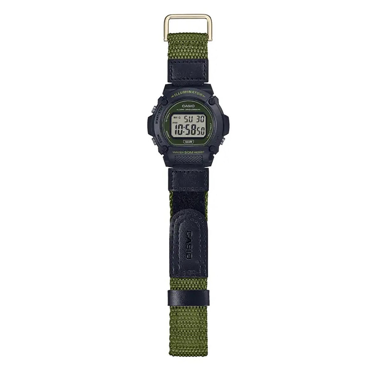 Montre CASIO illuminator bracelet tissu kaki
Collection TIMELESS - vue 2