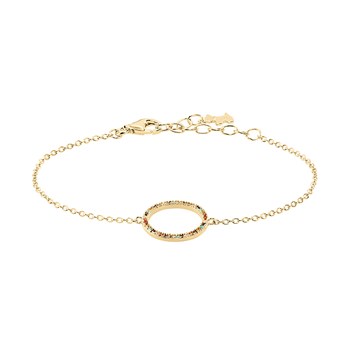 Bracelet Agatha argent doré cercle multicolore
Collection Rainbow