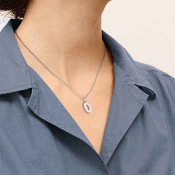 Collier Les Georgettes Ecailles argenté
16mm