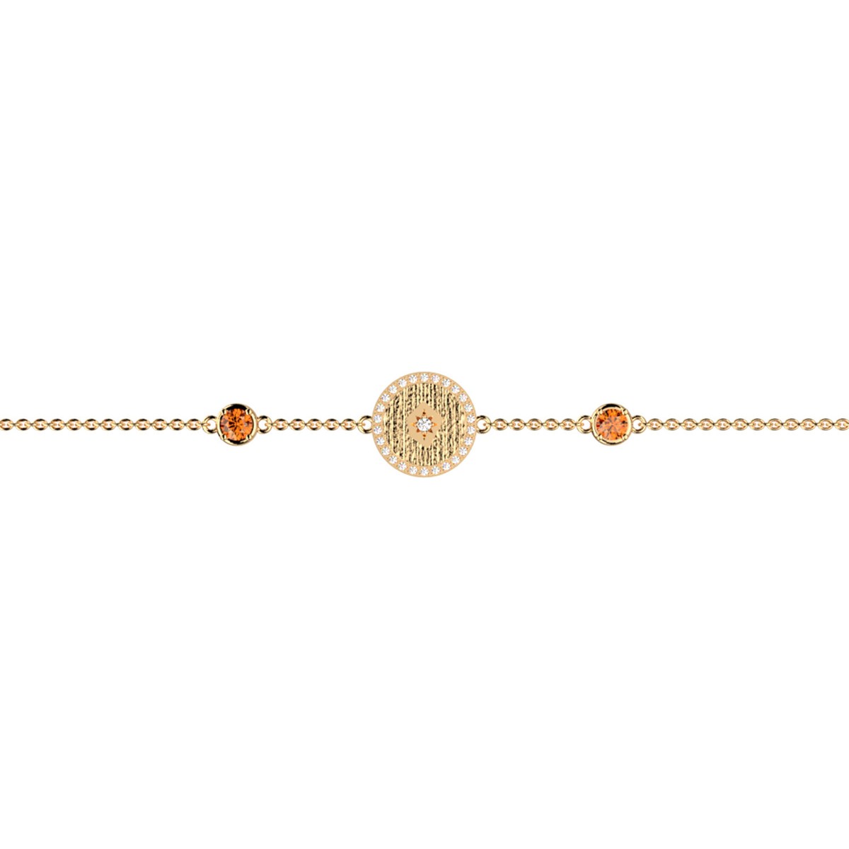 Bracelet souple Les Cadettes Birthstones Juillet_x000D_
rubis