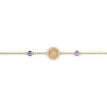 Bracelet Les Cadettes Birthstones Février améthyste