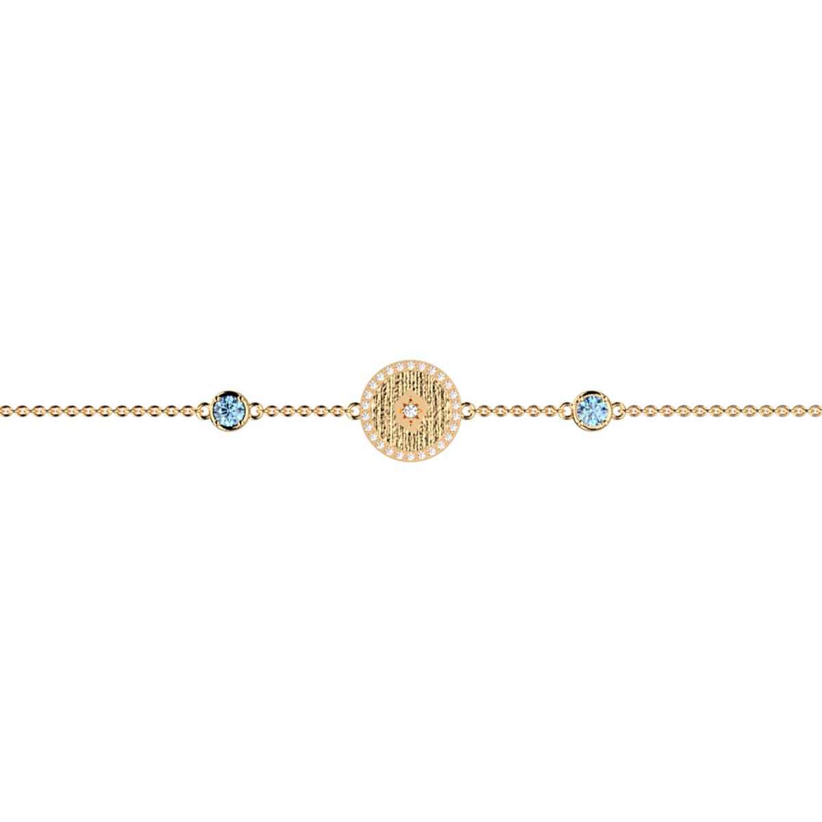 Bracelet souple Les Cadettes Birthstones Décembre_x000D_
topaze