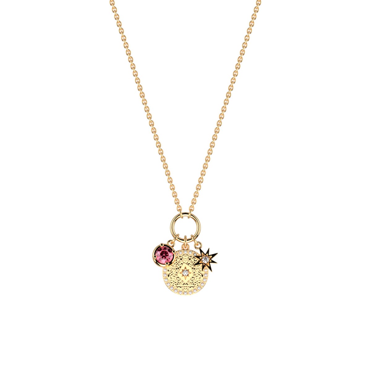 Collier Les Cadettes Birtshone_x000D_
octobre tourmaline
