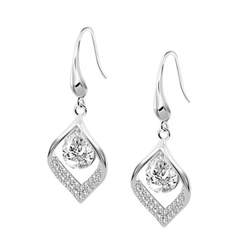 Boucles d'oreilles Lotus Silver goutte argent
oxyde