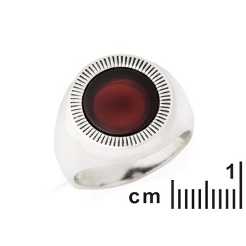 BAGUE ARGENT AMBRE