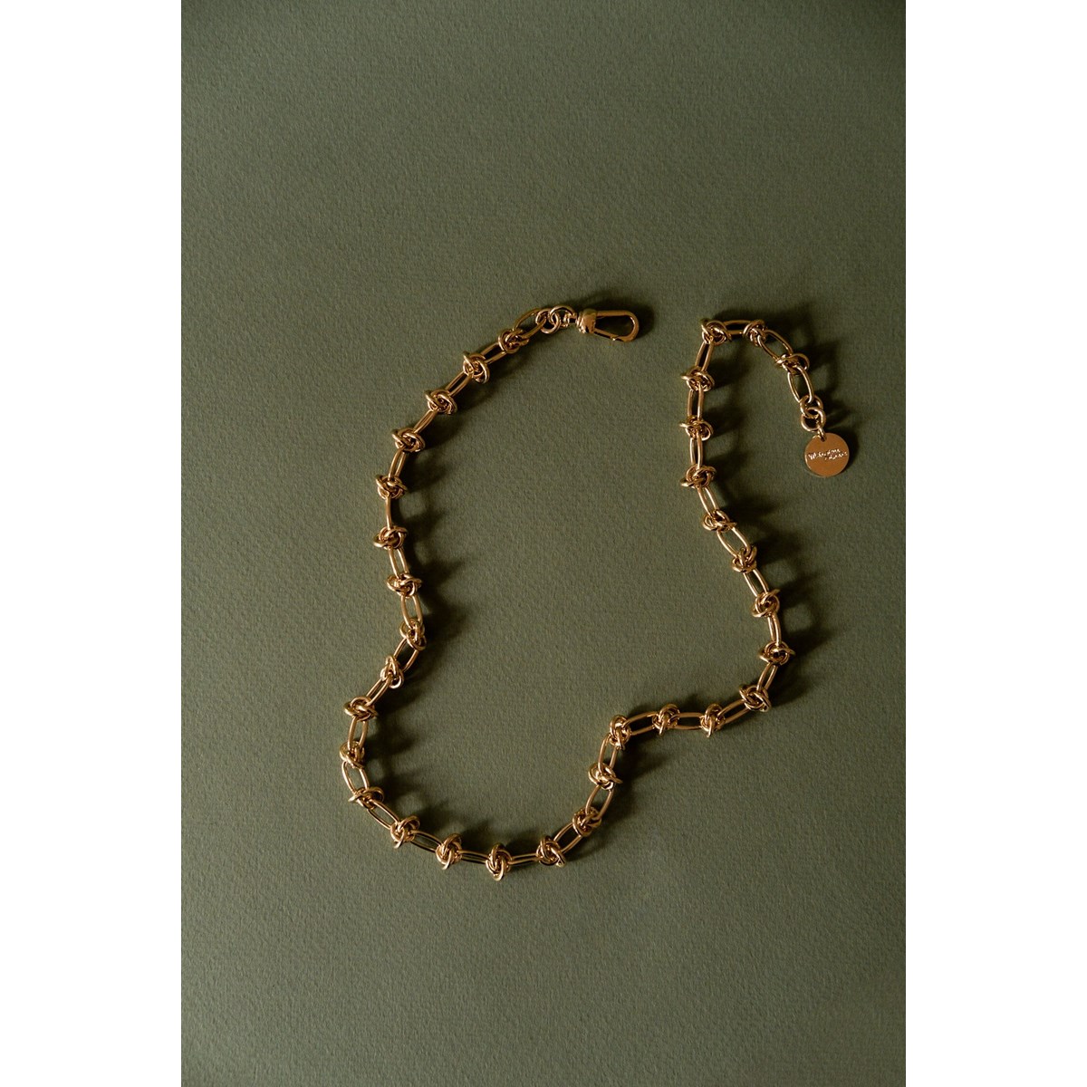 collier doré à l'or fin - ATHÉNA - vue 2