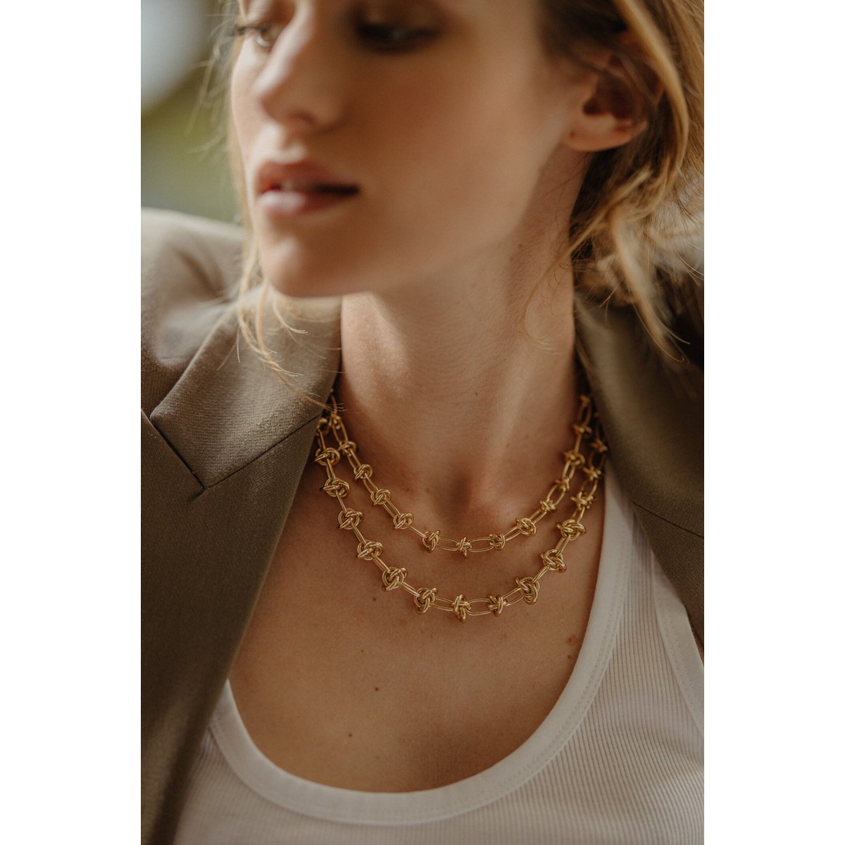 collier doré à l'or fin - ATHÉNA - vue 5