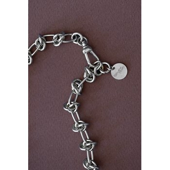 maxi collier plaqué argent - ATHÉNA
