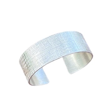 Macuxi Solid Silver Cuff Bracelet