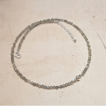 Collier Labradorite et Argent 925