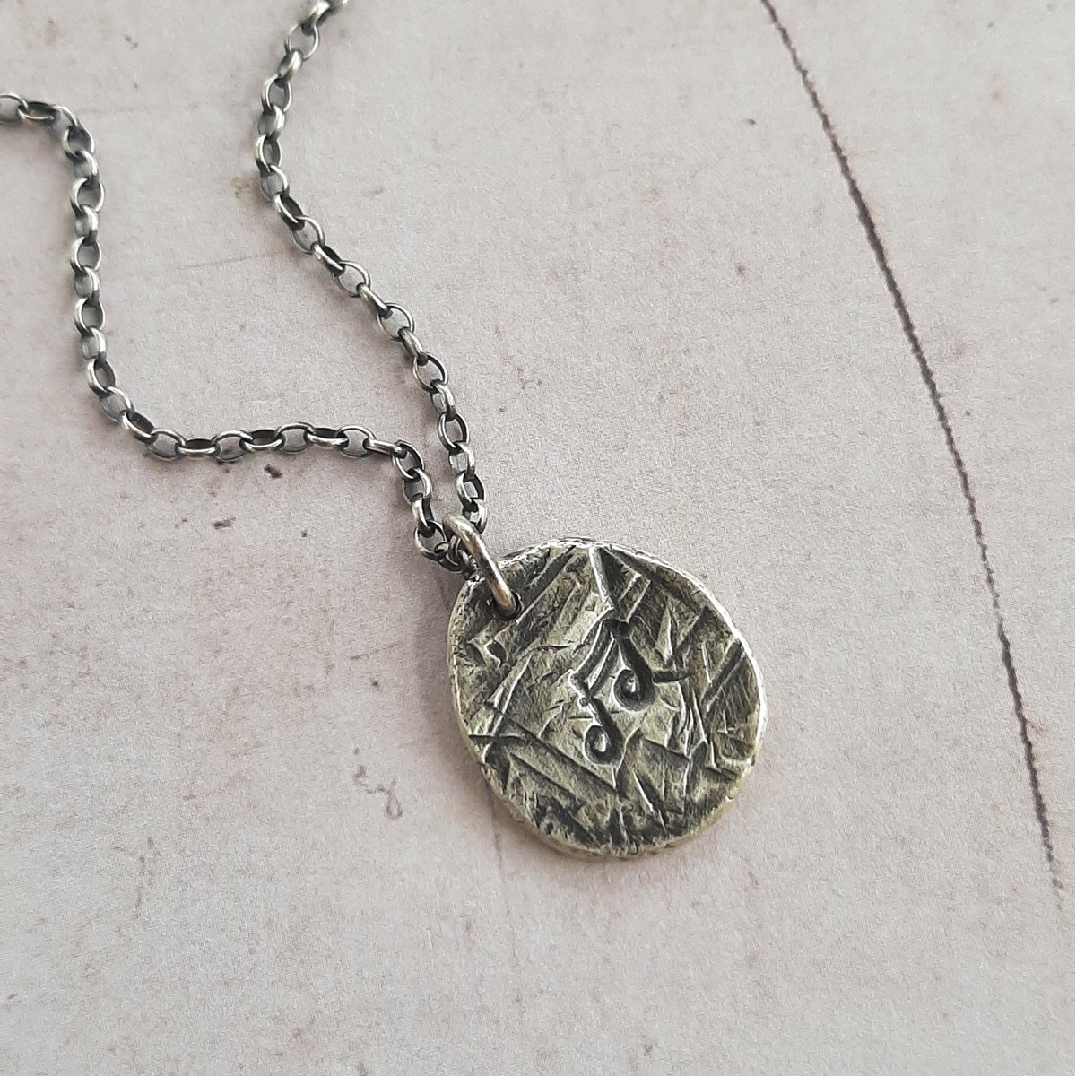 Collier Note de Musique Argent 925 - vue 2