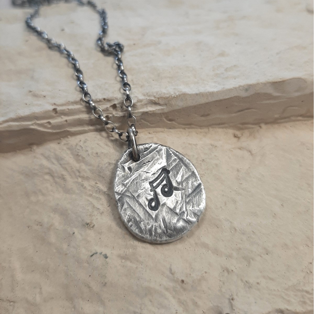 Collier Note de Musique Argent 925 - vue 3