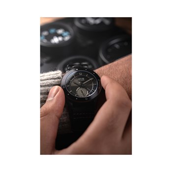 FLYBOY SECTOR 40 - Montre homme - Mouvement japonais meca quartz 3 aiguilles et compteur 24h