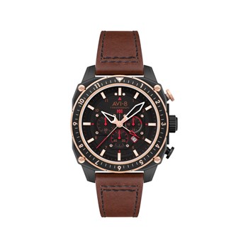 Hawker Hunter Dual Time Chrono - Montre homme - Mouvement Quartz Chronographe avec date