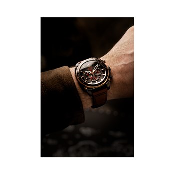 Hawker Hunter Dual Time Chrono - Montre homme - Mouvement Quartz Chronographe avec date