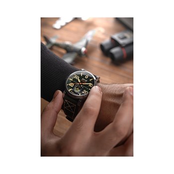 DAMBUSTER 617 SQUADRON ASSOCIATION - Montre homme - Mouvement japonais meca quartz 3 aiguilles et compteur 24h