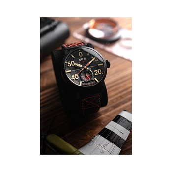 DAMBUSTER 617 SQUADRON ASSOCIATION - Montre homme - Mouvement japonais meca quartz 3 aiguilles et compteur 24h