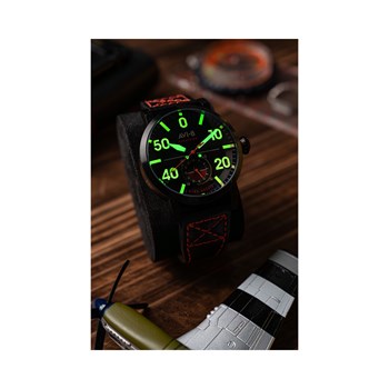 DAMBUSTER 617 SQUADRON ASSOCIATION - Montre homme - Mouvement japonais meca quartz 3 aiguilles et compteur 24h