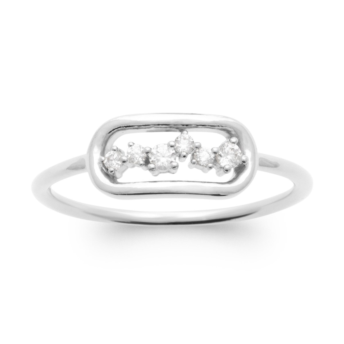 Bague Brillaxis constellation argent